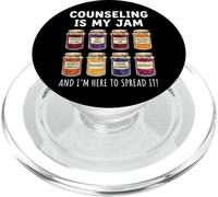Counseling Is My Jam And I'm Here To Spread It PopSockets PopGrip per MagSafe