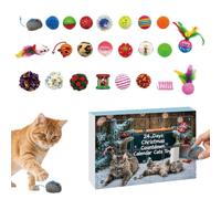 Countdown 24 Days Interactive Cat Toys with Teaser keeping cats curious