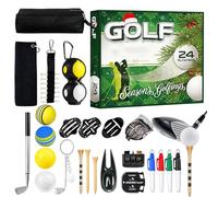 Countdown Bis Weihnachtskalender - Festliche Adventsgeschenke, Weihnachts-Countdown-Kalender 24 Golfzubehör, Golf-Count Down-Kalenders | Für Erwachsene, Familie, Freunde, Vater, Ihn, Papa, Männer