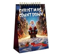 Countdown Calendar - 2025 Christmas Calendar | Christmas Tear Down Table Countdown Calendars | Table Centerpieces for December Living Room Bedside Study Room Window Entryway Offices Desk
