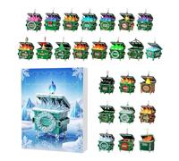 Countdown Calendar 2025 - Countdown To Christmas Calendarr, Flexible Articolated Animals 3d, 24 Day Christmas Countdownn Calendar With Articolated Animals Figures For Kids Children Boys Teens Family