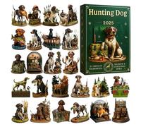 Countdown Calendar, 2025 Dog Home Decor 2d Acrylic Animal Christmas Tree Decorations, 24-Day Daily Reveal Set, Fun Holiday Activity for Adults, Kids, and Pet Lovers, Festive Decor for Home, Office