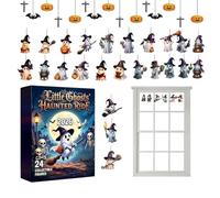 Countdown Calendar 24 Days 2D Acrylic Ghost Pendant