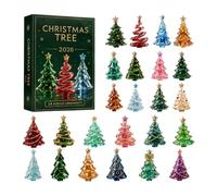 Countdown Calendar 2D Flat 24-Day Prop - Reusable Christmas Pendant