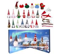 Countdown Calendar, Advent 24-Day Planner, Festive Holiday Organizer, Surprise Toy Ornament Display, Colorful Decorative Set, 1 Pack, for Kids Teens Adults Family Use