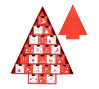 Countdown Calendar Box, Festive Decoration Multi-Functional Container, 24-Day Make Your Own Countdown Calendar For Chocolate Jewelry Fondant Nougat Mineral Toys