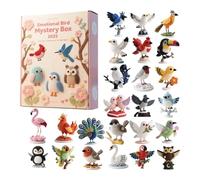 Countdown Calendar Crochet Kit - Crochet, 10.24x10.24x1.97in 24 Days Handmade Craft Kit Beginner-Friendly | DIY Holiday Crochets Dolls Set, Creative Yarn Kits For Teens, Adults, Desk, Bookshelf, Gift