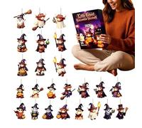 Countdown Calendar - Kids 2D Acrylic Pendant, 24 Day Advent Ornaments