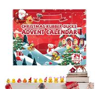 Countdown Calendar - Paper, Christmas Countdowns, Rubber Duck Set With Surprise Toys | Daily Open Window Design Fun Activity, Countdown Calendar, For Home Ritual, Classroom Activity, Family Bonding