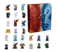 Countdown Christmas - Advent Calendar | 24 Day Acrylic Dragon Ornaments
