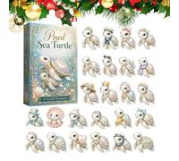 Countdown Christmas Calendar Advent 2D Acrylic Sea Turtle Collectible Decor