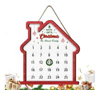 Countdown Christmas - Cartello 'Avvento 2025, decorazione per la casa, calendario ornamentale, decorazione per parete, porta, camera da , soggiorno, ufficio, scuola, aula, appartamento