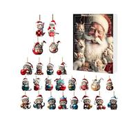 Countdown Countdown di Natale - Gift per l'avvento Cat, Ornamento a ciondolo festivo | 2025 Calendario dei conti delle vacanze per ragazze, bambini, figlie, moglie, sorella, mini sorprese carine per b