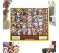 Countdown di Natale 2026 24 Giorni 1000 Pezzi Animali Giocattolo Simpatici | Puzzle Stagionale e Giochi da Tavolo Per Bambini Ragazzi Ragazze Adulti Festa Ufficio Casa Soggiorno Camera Puzzle del gatto