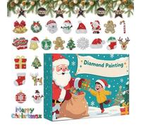 Countdown Di Natale Giocattolo Di Figure Da Dipingere Con Strass