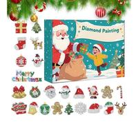 Countdown Di Natale Ornamento Scintillante Con Pittura Di Strass Per 24