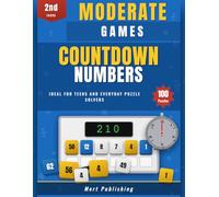 Countdown Numbers · Moderate Games · 2nd · Issue: Ideal for Teens and Everyday Puzzle Solvers