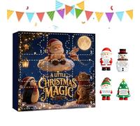 Countdown Per Natale 9 Figurine Da Scrivania Bambole Collezionabili