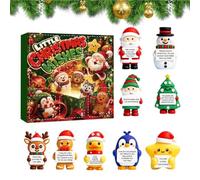 Countdown Per Natale 9 Pezzi Figure Da Scrivania E Decorazioni Da