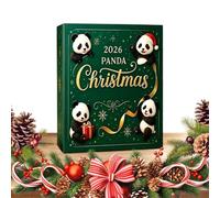 Countdown To Christmas Calendar - 2D Acrylic Cute Panda Ornaments Decor