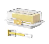 Counter Butter Keeper - di burro coperto da fratelli | Sacopero facile da formaggio incrollabile, vassoio multifunzionale per la manutenzione del burro per il burro occidentale/i