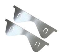 Counter Crevice Guard, coperture per stufe a fessura | 2 x rivestite con fessure in acciaio inossidabile tra piano cottura e contatore | Lunghezza flessibile da 13,8 a 27,5 pollici riempita con spazio