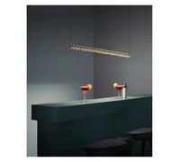 Counter Island Platform Straight And Long Dining Table Restaurant Pendant Light