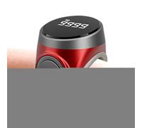 Counter Ring, Electronic Row Counters with Digital Display, Portable Finger Clicker Tool, 1 confezione regolabile per Knitting Prayer Lap Golf Goods Counting Button Type Track of Your Counts Easily