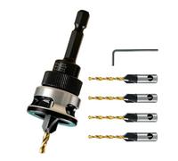 Counter Sink Bit with Wrench - Depth Stop Collar Woodworking Tools