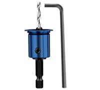 Countersink - Trapano per legno - Lega di acciaio ad alta velocità lavorazione obliqua | Portata regolabile M2 - Punte pilota - Profondità modificabile con apertura precisa di stopper, per Prof