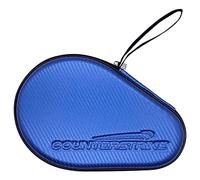 CounterStrike Table Tennis Custodia per racchette da ping pong, guscio rigido, resistente all'acqua (fibra blu opaca)