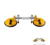 Countertop Alignment Clamps, 2025 Upgraded Adjustable Granite Seam Setter with Vacuum Suction Cups, for Stone, Marble & Quartz Countertop Installation (Yellow)