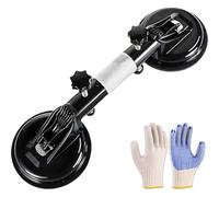 Countertop Alignment Clamps, Adjustable Granite Seam Setter with Vacuum Suction Cups, Pro Countertop Installation Tool for Granite Stone Marble Slab Glass (Black)