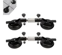 Countertop Alignment Clamps, Adjustable Seamless Seam Setter with Vacuum Suction Cups, Adjustable Floor Suction Cup Tool, Floor Gap Fixer Tool for Stone Slab Glass Joining and Leveling(125mm,2pc)