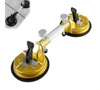 Countertop Alignment Clamps, Adjustable Seamless Seam Setter with Vacuum Suction Cups, Seams Joiner for Seam Joining & Leveling, for Granite,Marble,Stone,Slab,and Glass (Yellow)