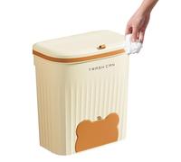 Countertop Compost Bin | Hangable Kitchen Trash Can | Tabletop Trash Can, Small Kitchen Waste Basket, Desktop Trash Can, Kitchen Compost Container, Stylish Trash Can for Kitchen