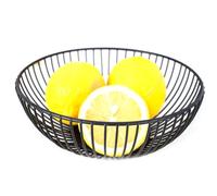 Countertop Fruit Bowl - Iron Wire Basket | Kitchen Storage Organizer Tray | Wire Basket For Home, Kitchen, Fruits, Vegetable, Snacks, Bread, Treats, Candies For Thanksgiving Christmas Easter