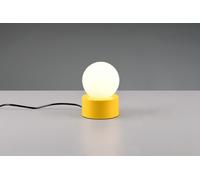 COUNTESS LAMPADA DA TAVOLO BASE IN METALLO GIALLO CON VETRO BIANCO ACCENSIONE TOUCH H. 17CM 1 LUCE ATTACCO E14