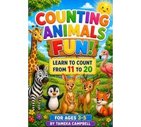 Counting Animals Fun! 11- 20 Part 2 (Surprise Activity): For Ages 3-5