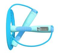 Counting Jump Rope, Workout Jump Roped Skipping, Adjustable Speed Jumping Exercise, Digital Exercises with PVC Steel Wire Core, 2,8 m, Blue Pink, Home Gym Fitness Equipment