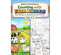 Counting with Farm Animals: Early Numbers 1-10 for Toddlers Ages 3-5