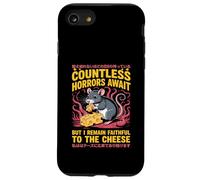 Countless Horrors Await Vintage Japanese Rat Meme Eat Cheese Custodia per iPhone SE (2020) / 7 / 8