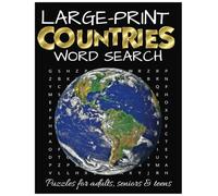 Countries Around The World: 400+ Country Word Search fun for All Ages: Puzzle Book LARGE Print | 8.5 x 11 inches, 110 pages | Gift for Vacations and Holidays
