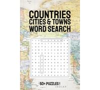 Countries, Cities & Towns Word Search Book: Word Searches & Sudoku puzzles with Easy to Read Print about travel, famous countries, cities, and towns ... Gifts for Birthday, Vacations, Holidays