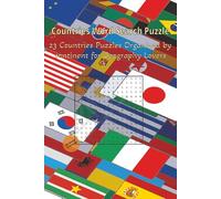 Countries Word Search Puzzle Book: Word Searches with Easy to Read Print about World Countries | 6x9 inches, 48 pages, 23 Puzzles | Gift for Vacations, Holidays, and World Lovers