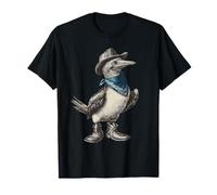 Country Cowboy Blu Piedi Booby Rodeo Cowgirl Western Maglietta