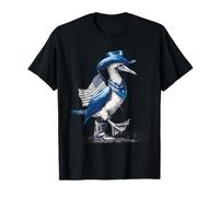 Country Cowboy Blu Piedi Booby Rodeo Cowgirl Western Maglietta