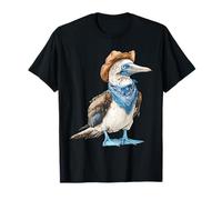 Country Cowboy Blu Piedi Booby Rodeo Cowgirl Western Maglietta