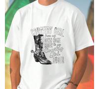 Country Girl from my Down Home Roots to my Country Girl Boots Maglietta Uomo Stile Country Vintage Moda Estiva Casual Comfort Regalo Originale Offerta Esclusiva T Shirt Outfit Fashion Summer Promo L,M