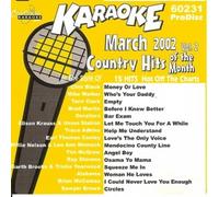 Country Hits of the Month March 2002 Karaoke 60231 ProDisc